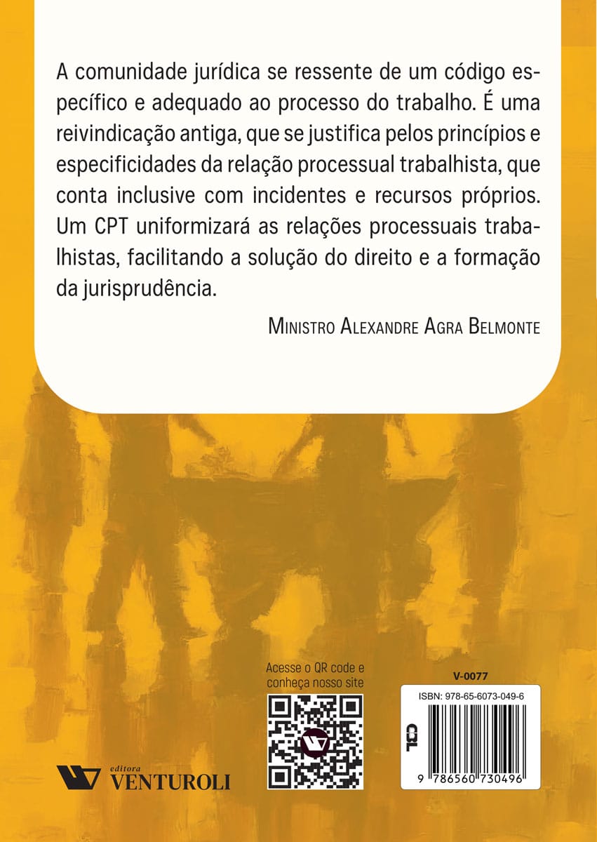 Anteprojeto de Código de Processo do Trabalho - CPT - Imagem 2