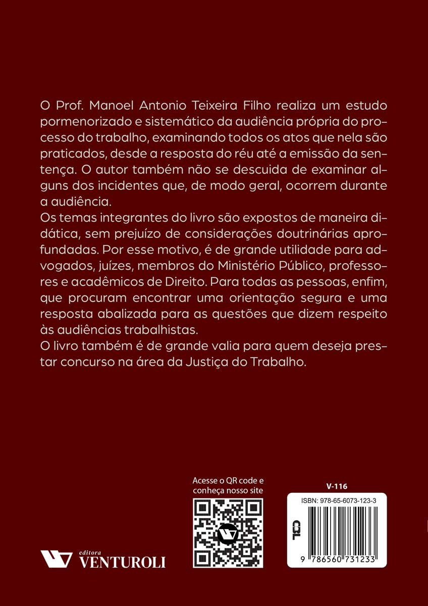 Manual da Audiência na Justiça do Trabalho – 4ª Edição - Imagem 2