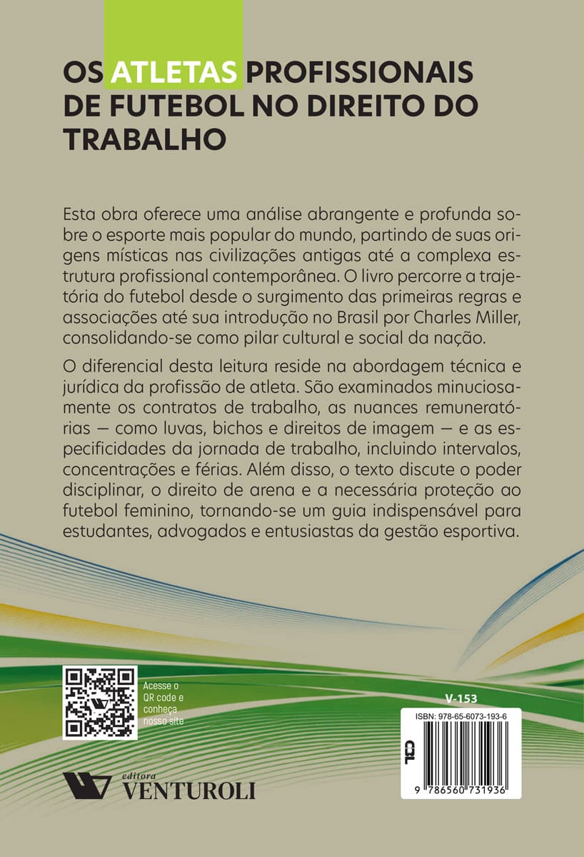 Os Atletas Profissionais do Futebol no Direito do Trabalho - 5ª edição - Imagem 2
